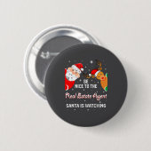 Christmas Be Nice To The Real Estate Agent Santa  Ronde Button 5,7 Cm (Voorkant /achterkant)