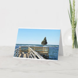 Christmas Beach Boardwalk Kaart