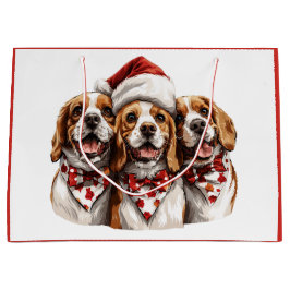 Christmas Beagle Dogs Groot Cadeauzakje