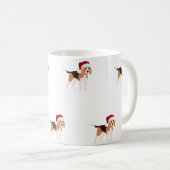 Christmas Beagle Mug Koffiemok (Voorkant rechts)