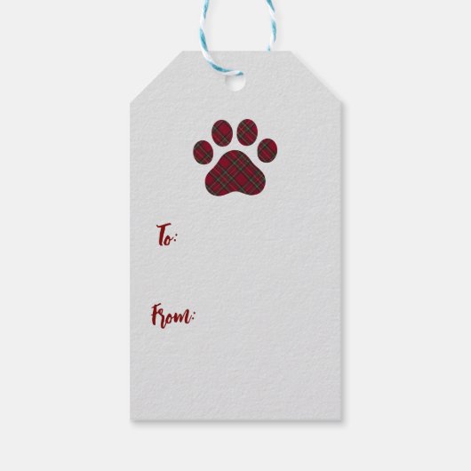 Christmas Beagle Rustic Christmas Farmhouse Style  Cadeaulabel (Achterkant)