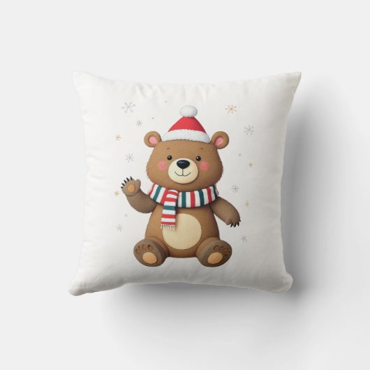 Christmas Bear Kussen (Achterkant)