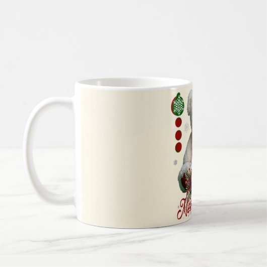 Christmas Bear Mug Koffiemok (Links)