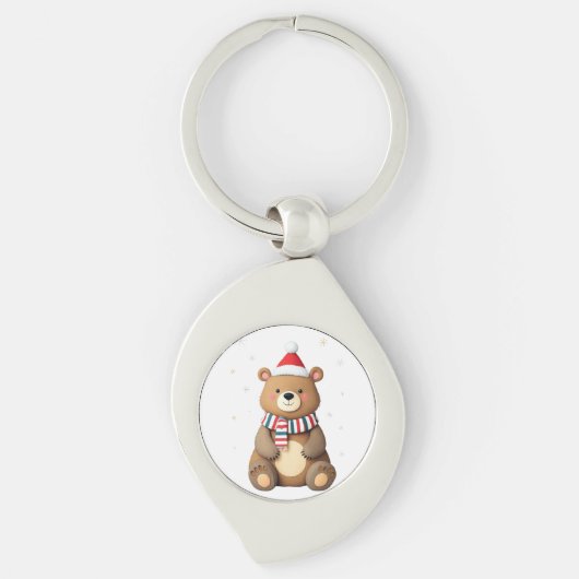 Christmas Bear Sleutelhanger (Voorkant)