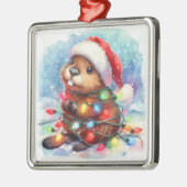 Christmas Beaver Ornament (Links)