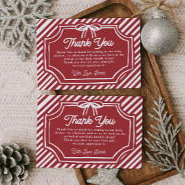 Christmas bedankkaart