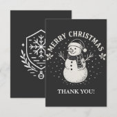 Christmas Bedankkaart (Voorkant / Achterkant)