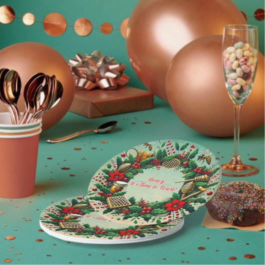 Christmas Bee-Theme Holiday Bord (Multi)