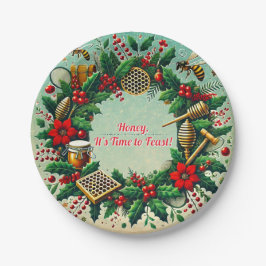Christmas Bee-Theme Holiday Bord