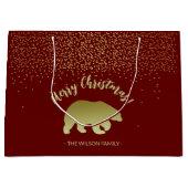 Christmas Beer Gold en Bourgogne Groot Cadeauzakje (Voorkant)