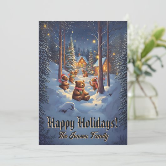 Christmas beer Prettige feestdagen 13, Kaart (Staand voorkant)