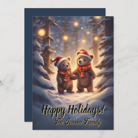 Christmas beer Prettige feestdagen 14, Kaart (Voorkant / Achterkant)