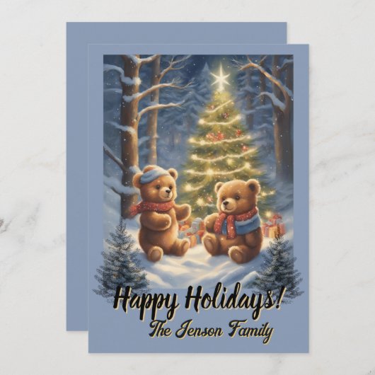 Christmas beer Prettige feestdagen 17, Kaart (Voorkant / Achterkant)