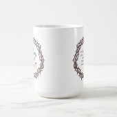 CHRISTMAS BEGINT MET CHRIST Scripture Wreate Koffiemok (Center)