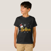 Christmas Believe Santa Claus Believe Christmas T-shirt (Voorkant volledig)