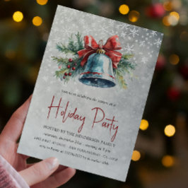 Christmas Bell en Pine Brunches Vakantiefeest Kaart