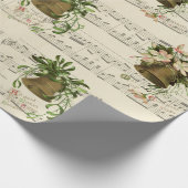 Christmas Bell Music Cadeaupapier (Hoek)