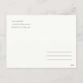 Christmas Bell Pine Poinsettia Foliage Waterverf Feestdagenkaart (Achterkant)