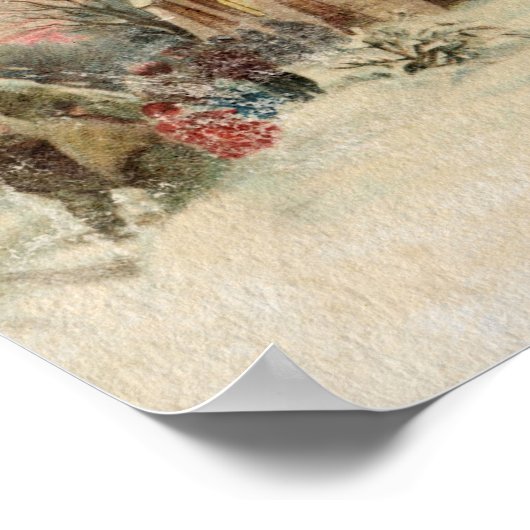 "Christmas Bell"  Poster (Hoek)