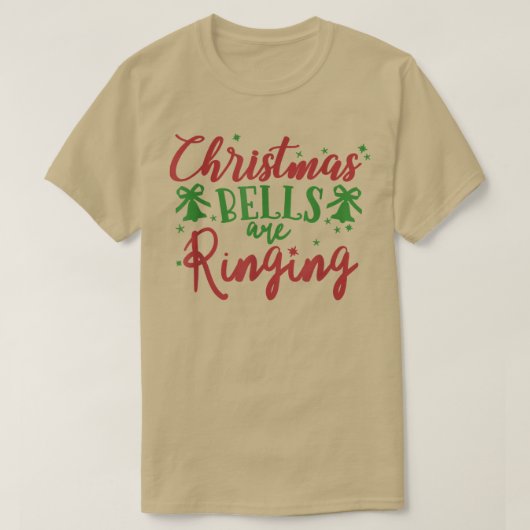 Christmas Bells Are Ringing Ugly Xmas Ugly Christm T-shirt (Design voorkant)