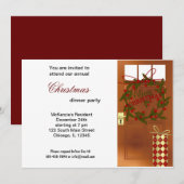 Christmas Bells-diner Kaart (Voorkant / Achterkant)