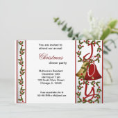 Christmas Bells-diner Kaart (Staand voorkant)