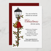 Christmas Bells-diner Kaart (Voorkant / Achterkant)