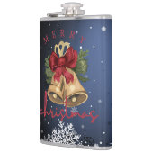 Christmas Bells Men's Holiday Flask Gift Heupfles (Links)