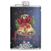 Christmas Bells Men's Holiday Flask Gift Heupfles (Voorkant)