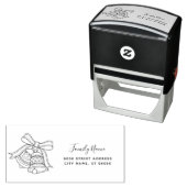 Christmas Bells Retouradres Self-Inking Stamp Zelfinktende Stempel (In situ)