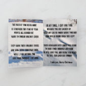 CHRISTMAS-BERICHT OM ÉÉN VERHOOGD KAART TE LATEN (Binnen)