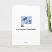 CHRISTMAS-BERICHT OM ÉÉN VERHOOGD KAART TE LATEN (Achterkant)