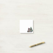 Christmas Bernese Mountain Dogs Post-it® Notes (Op bureau)