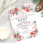 Christmas Berry Santa Baby shower Uitnodiging<br><div class="desc">*** Gelieve H132 in te voeren in de winkel zoeken naar alle overeenkomende items *** Of bezoek onze Christmas Berry Baby shower Collectie. *** Dit hoogwaardige ontwerp is gemakkelijk aan te passen aan uw douchekleuren, stijlen en thema. Klik voor verdere aanpassingen op de link Bewerken met de ontwerptool en gebruik...</div>