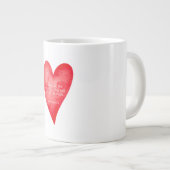 Christmas Bible Mug Matthew 5:5 Grote Koffiekop (Voorkant rechts)