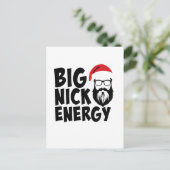 Christmas Big Nick Energy Briefkaart (Staand voorkant)