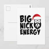 Christmas Big Nick Energy Briefkaart (Voorkant / Achterkant)