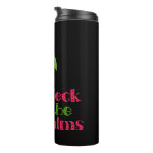 CHRISTMAS BIJ DE BEACH grafische SANTAS ELVEERT PA Thermosbeker (Geroteerd rechts)