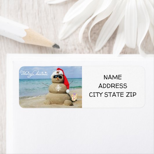 **CHRISTMAS BIJ HET NAAM** TERUGDRUK ETIKET (Insitu)