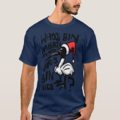 Christmas Bin Chicken T Shirt Australian Bin Chick (Voorkant)
