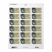 Christmas Bird Adresetiketten - of Dank u Etiket (Full Sheet)