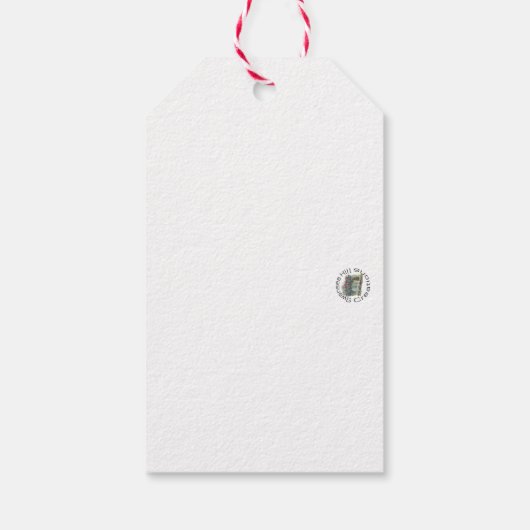 Christmas Bird Feeder Gift Label Cadeaulabel (Achterkant)