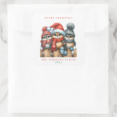 Christmas Birds Sticker (Tas)
