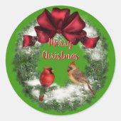 Christmas Birds Sticker (Voorkant)