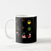 Christmas Black Cats Merry Christmas Cute Holiday  Koffiemok (Links)