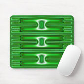 CHRISTMAS ~ Black Green White Muismat (Met muis)