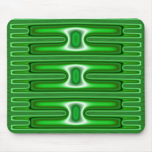 CHRISTMAS ~ Black Green White Muismat (Voorkant)