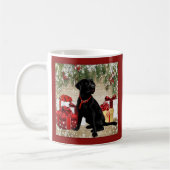 CHRISTMAS BLACK LABRADOR KOFFIEMOK (Links)
