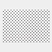 Christmas Black & White Wrapping Paper (Voorkant 3)