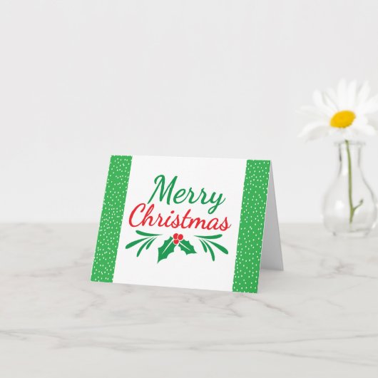 Christmas Blank Kaart (Kleine Plant)